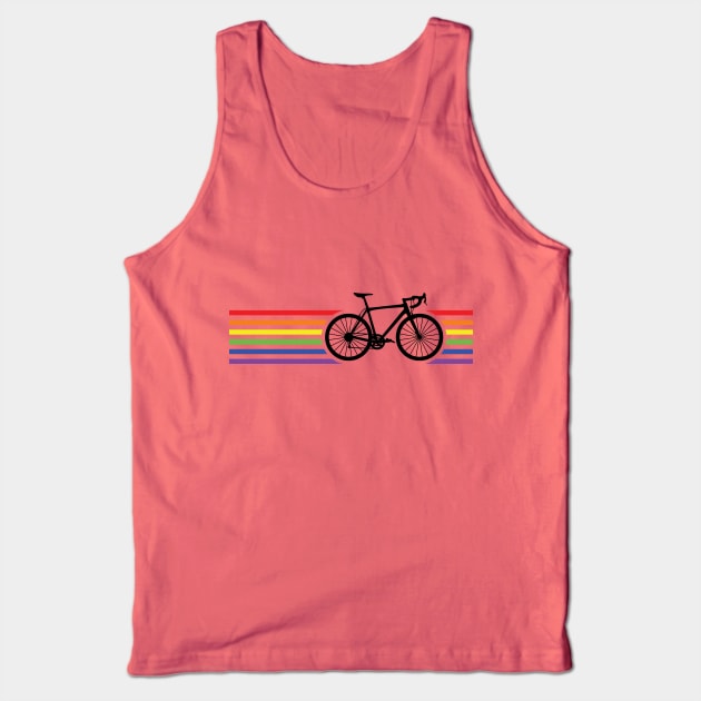 LGBT Pride Cycling Tank Top by rainbowfoxdesigns